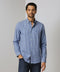 Chemise bleu à carreaux